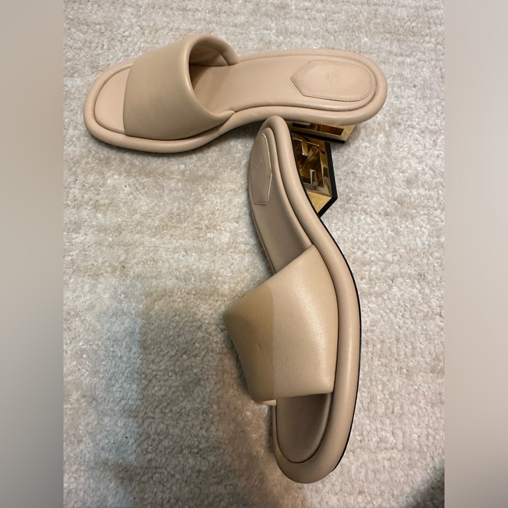 (Sold) Fendi leather sandals